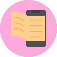 Digital Book Vector Icon