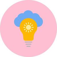 nube idea vector icono