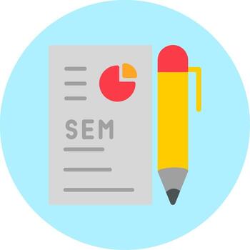 icono de vector de análisis de datos