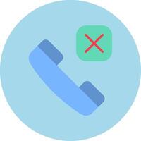 Call Rejected Vector Icon