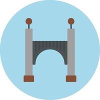 icono de vector de puente