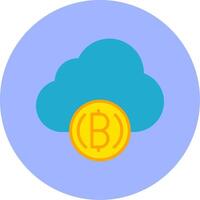 icono de vector de nube