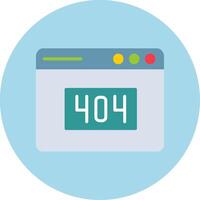 404 Error Vector Icon