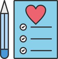 Procedure Line Filled Light Icon vector