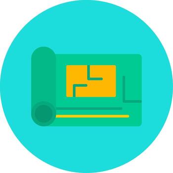 icono de vector de mapa