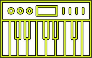 icono de vector de piano