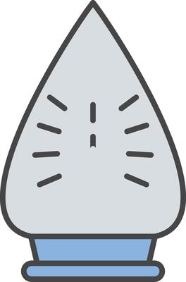 Iron Line Filled Light Icon