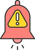 Interruption Line Filled Light Icon vector