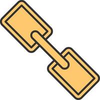 Link Line Filled Light Icon vector