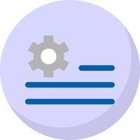 Deploy rules Glyph Flat Bubble Icon vector