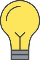Strategy Line Filled Light Icon vector