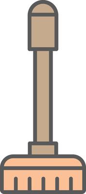 Floor Mop Line Filled Light Icon