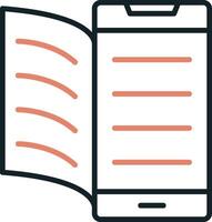 Digital Book Vector Icon