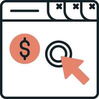 Pay Per Click Vector Icon