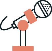 Microphone Stand Vector Icon