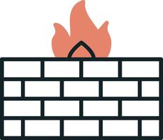 Firewall Vector Icon