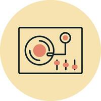 Turntable Vector Icon