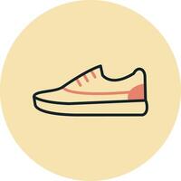 icono de vector de zapatillas