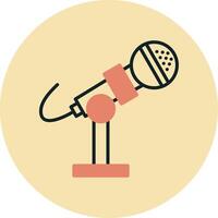 Microphone Stand Vector Icon