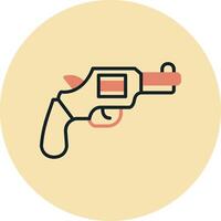 icono de vector de pistola