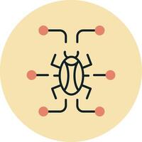 Digital virus Vector Icon