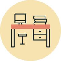 Desk Vector Icon