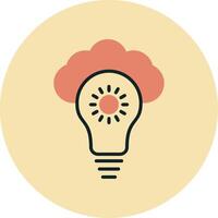 Cloud Idea Vector Icon