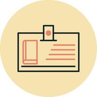 Library Card Vector Icon