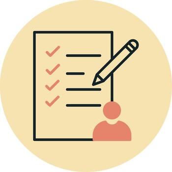 icono de vector de tarea