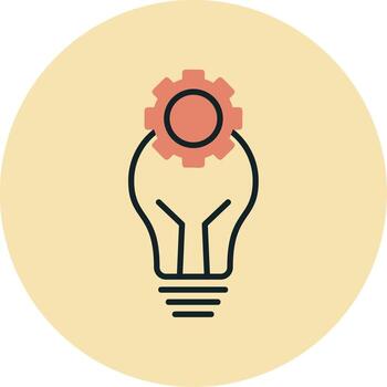 icono de vector de solución