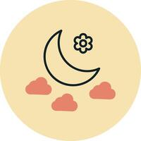 Moon Vector Icon