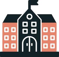 University Building Vector Icon