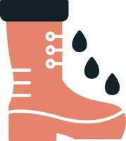 Rainboot Vector Icon