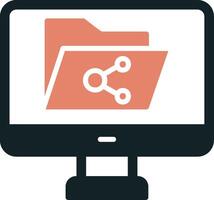 File Sharing Vector Icon