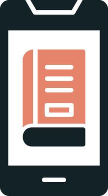 Online Book Order Vector Icon