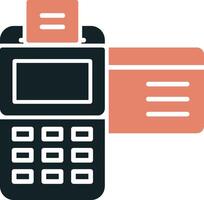 Credit Card Machine Vector Icon