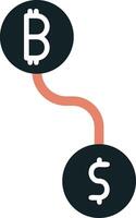glyph two color vector