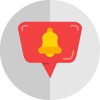 Bell Flat Scale Icon vector