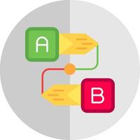 Diagram Flat Scale Icon vector