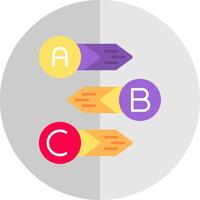 Diagram Flat Scale Icon vector