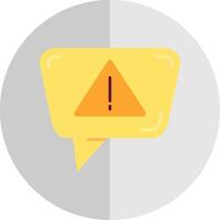 Alert Flat Scale Icon vector