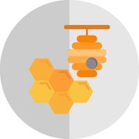 Honeycomb Flat Scale Icon vector