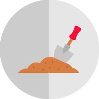 Trowel Flat Scale Icon vector