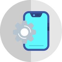 Setting Flat Scale Icon vector