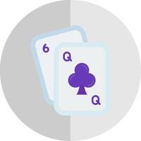 Poker Flat Scale Icon vector