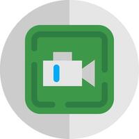 Video Flat Scale Icon vector