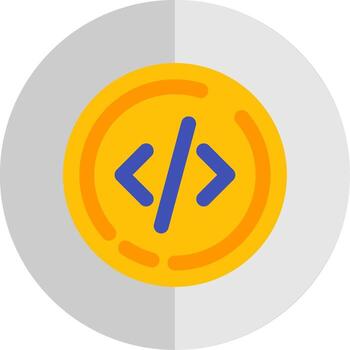 código plano escala icono vector