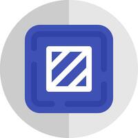 Square Flat Scale Icon vector