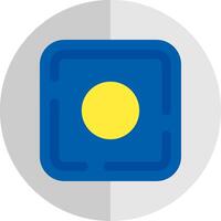 Dot Flat Scale Icon vector