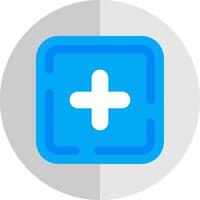 Add item Flat Scale Icon vector